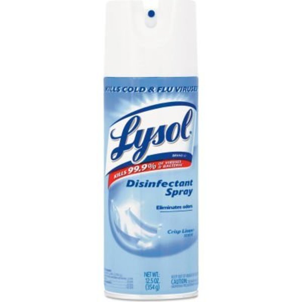 Reckitt Benckiser LYSOL¬Æ Disinfectant Spray, Crisp Linen Scent, 12.5 Oz. Aerosol Spray, 12/Carton 74186